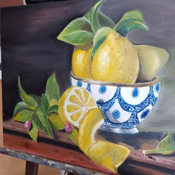 Peinture intitulée "citrons.jpg" par Rd1965, Œuvre d'art originale