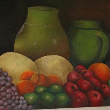Painting titled "nature morte 015" by Christian Charles Roigt, Original Artwork