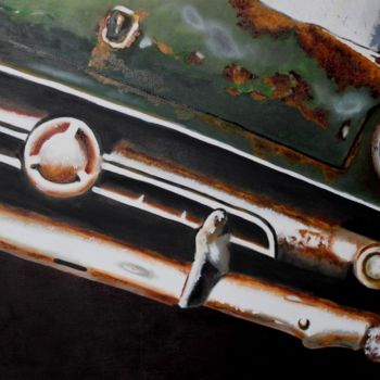 绘画 标题为“car rust 02” 由Christian Charles Roigt, 原创艺术品