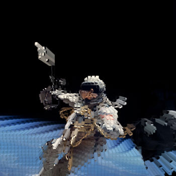 Fotografia zatytułowany „astronaut.jpg” autorstwa Roland Bouvier, Oryginalna praca