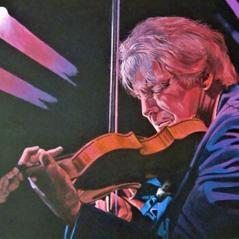 Peinture intitulée "DIDIER LOCKWOOD" par Roland Gaden, Œuvre d'art originale, Acrylique