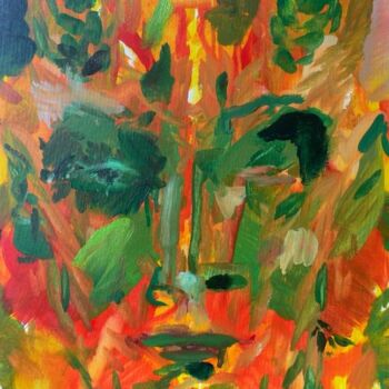 Peinture intitulée "esprit de la garrig…" par Roland Gschwind, Œuvre d'art originale, Huile