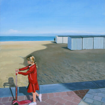 "At the beach" başlıklı Tablo Roland Henrion tarafından, Orijinal sanat, Akrilik
