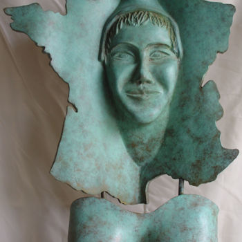 "Marianne" başlıklı Heykel Issro tarafından, Orijinal sanat, Bronz