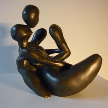 Sculpture titled "FANTAISIE ROMANTIQUE" by Roland Saurel, Original Artwork