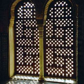 Photographie intitulée "Lumière à l'Alhambra" par Roland Brénin, Œuvre d'art originale