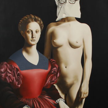 Malarstwo zatytułowany „"Sans Paroles"” autorstwa Roland Delcol, Oryginalna praca, Olej