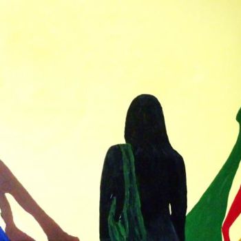 Peinture intitulée "femme d'orient" par Orlando, Œuvre d'art originale