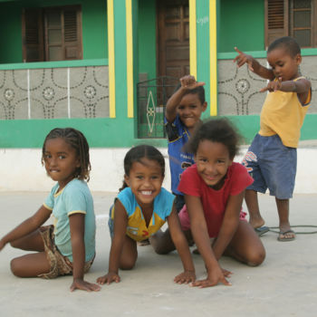 Photography titled "enfants de Boavista" by Roland Huitel, Original Artwork, Digital Photography