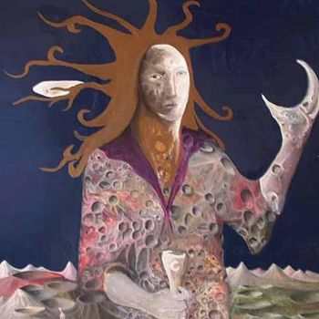 Arte digitale intitolato "Moon Waman" da Attanasio Rolando, Opera d'arte originale
