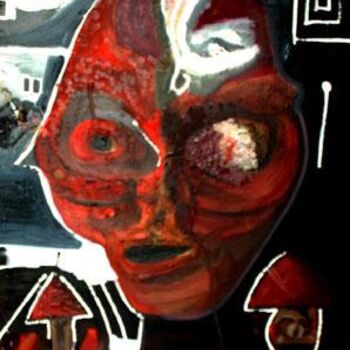 Digitale Kunst getiteld "Magick-masker" door Attanasio Rolando, Origineel Kunstwerk