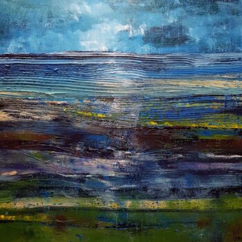 Картина под названием "NORTH SEA" - Rolf Stocker, Подлинное произведение искусства, Акрил Установлен на Деревянная рама для…