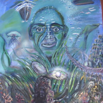 Painting titled "naufragado" by El Rei, Original Artwork, Oil