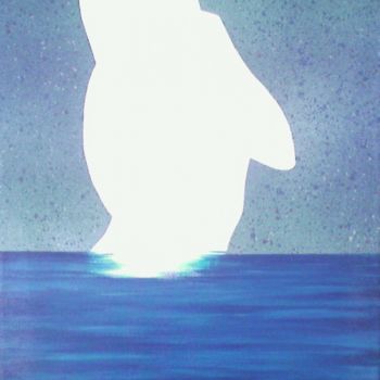 Digital Arts titled "White Silhouet of L…" by Rolladutch, Original Artwork