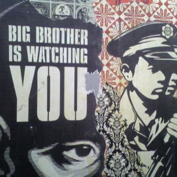 「Big Brother is Watc…」というタイトルのデジタルアーツ Rolladutchによって, オリジナルのアートワーク