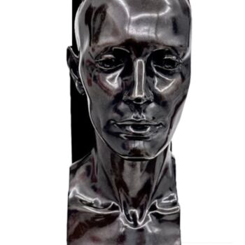 Sculpture titled "LENINA" by Rollin, Original Artwork, Bronze