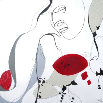 Картина под названием "Remember" - Rom Lammar, Подлинное произведение искусства, Акрил Установлен на Деревянная рама для нос…