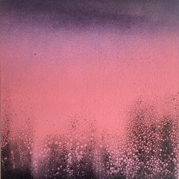 Pittura intitolato "Minimalism Sunset II" da Romain Bellet, Opera d'arte originale, Acrilico Montato su Cartone