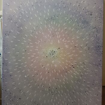Pittura intitolato "Big Bang" da Romain Bly, Opera d'arte originale, Spray