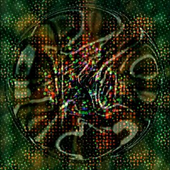 Digital Arts titled "Abstrait one" by Romain Cots, Original Artwork, Photo Montage