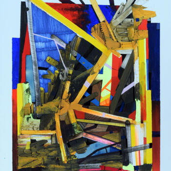 Peinture intitulée "Apache" par Romain Fontaine (Neist), Œuvre d'art originale, Acrylique
