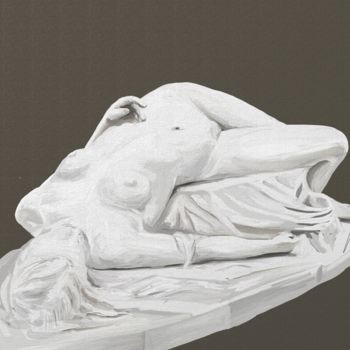 Arts numériques intitulée "young tarantine" par Romain Gires, Œuvre d'art originale, Peinture numérique
