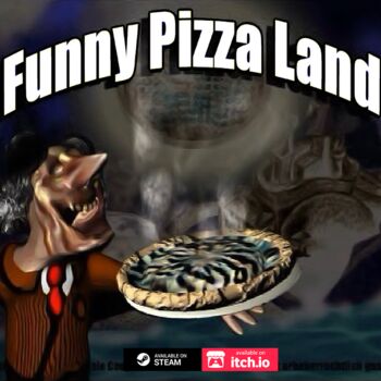 Arte digital titulada "FunnyPizzaLand" por Roman, Obra de arte original, Modelado 3D