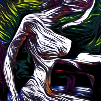 Цифровое искусство под названием "Ветер в лицо" - Roman Morozov, Подлинное произведение искусства, Цифровая живопись