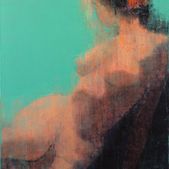 Schilderij getiteld "Nude II" door Roman Naiden, Origineel Kunstwerk, Olie