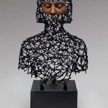 Скульптура под названием "Truth" - Roman Rabyk, Подлинное произведение искусства, Металлы