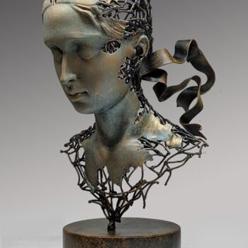 Sculpture titled "Catherine" by Roman Rabyk, Original Artwork, Metals