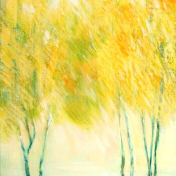 Pintura titulada "early autumn" por Roman Sleptsuk, Obra de arte original, Acrílico