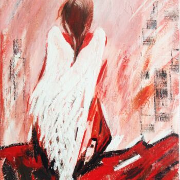 Painting titled "praying" by Roman Sleptsuk, Original Artwork, Acrylic