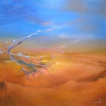 Malarstwo zatytułowany „Der Zeit ist Sand,…” autorstwa Roman Velitschko, Oryginalna praca