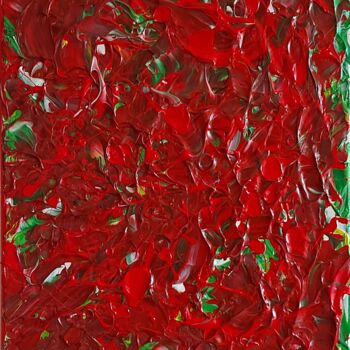 Painting titled "RED ALERT." by Romana Meissner, Original Artwork, Acrylic