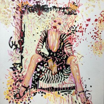 Peinture intitulée "Confettis d’actrice" par Romano Valsky, Œuvre d'art originale, Acrylique