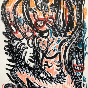 Pintura titulada "Grimpette 3" por Romano Valsky, Obra de arte original, Tinta