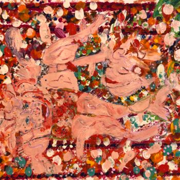 Pittura intitolato "Nymphettes" da Romano Valsky, Opera d'arte originale, Acrilico