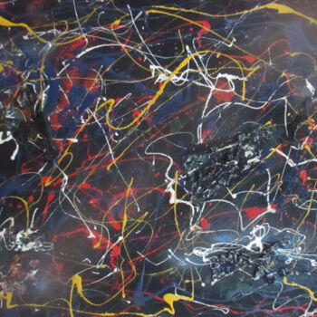 Pintura intitulada "abstrata" por Romeo Zanchett, Obras de arte originais, Tinta