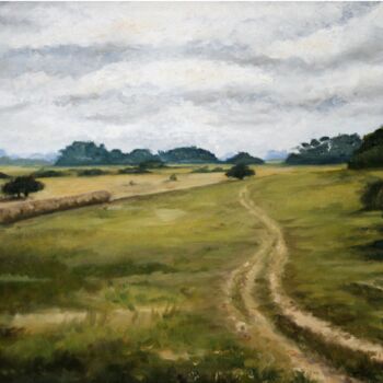 Painting titled "Campo Uruguayo" by Romina Rosin, Original Artwork, Other