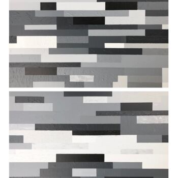 「Fraternal chromosom…」というタイトルの絵画 Romrosによって, オリジナルのアートワーク, アクリル ウッドストレッチャーフレームにマウント