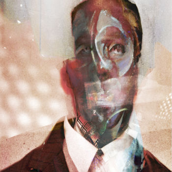 Grafika cyfrowa / sztuka generowana cyfrowo zatytułowany „clown” autorstwa Romuald Martin, Oryginalna praca, Malarstwo cyfro…