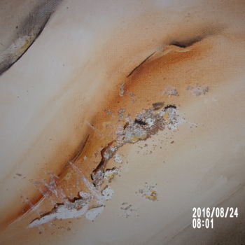 Peinture intitulée "dune" par Romu, Œuvre d'art originale, Acrylique