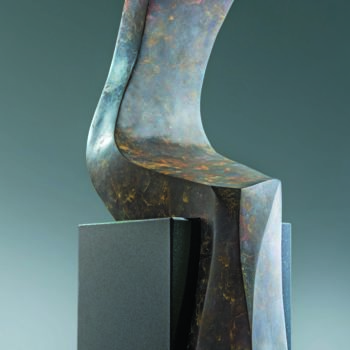 Sculpture titled "„Loneliness”" by Romuald Wisniewski, Original Artwork, Casting