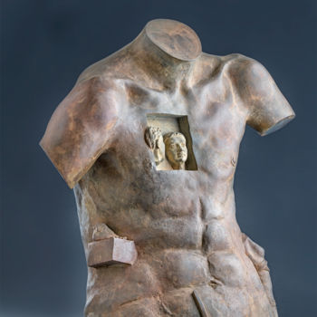 "" Roman torso II "" başlıklı Heykel Romuald Wisniewski tarafından, Orijinal sanat, Metaller