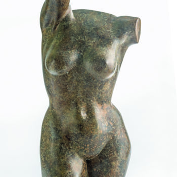 Скульптура под названием "" Torso I"" - Romuald Wisniewski, Подлинное произведение искусства, Металлы