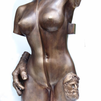 Скульптура под названием "tors rzymski" - Romuald Wisniewski, Подлинное произведение искусства, Металлы