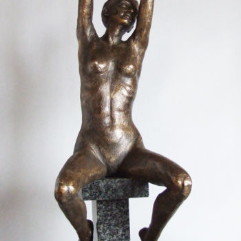 Sculpture titled "poranek.jpg" by Romuald Wisniewski, Original Artwork, Metals