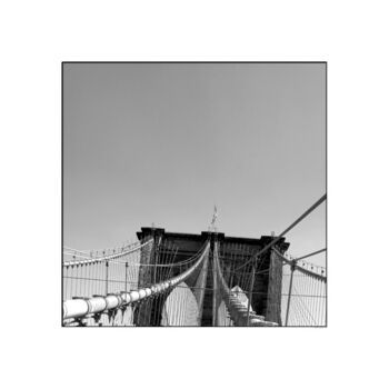 Photographie intitulée "Brooklyn Bridge" par Ron Pfister, Œuvre d'art originale