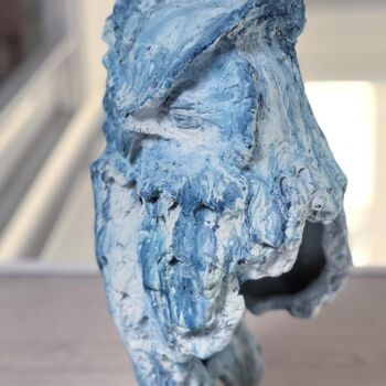 Sculptuur getiteld "Complicity Owl" door Ron Zohar, Origineel Kunstwerk, Bronzen